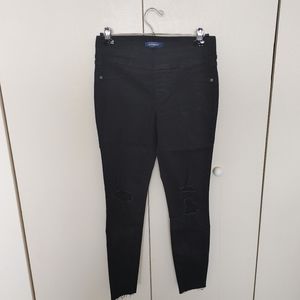 Old Navy Rockstar Mid-Rise Black Jeans Size 4